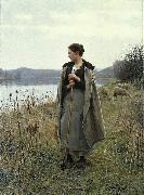 The Shepherdess of Rolleboise Daniel Ridgway Knight